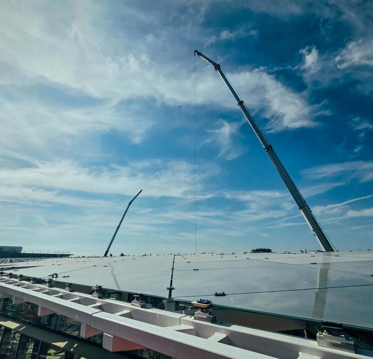 Project – St Helens - Bus Interchange Glass Canopies