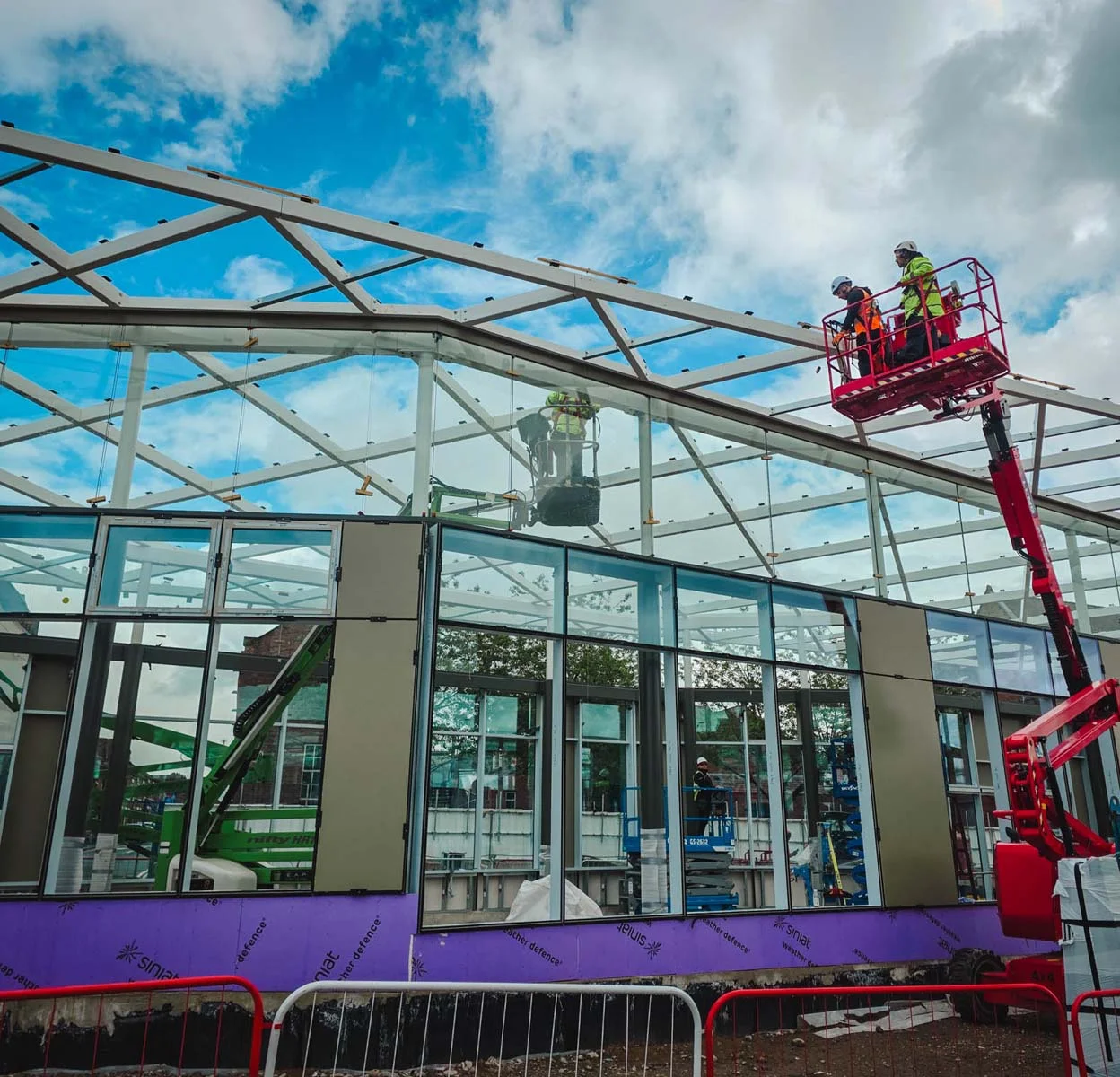Project – St Helens - Bus Interchange Glass Canopies